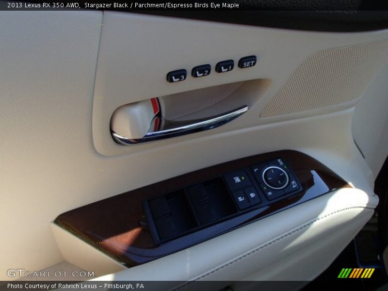 Stargazer Black / Parchment/Espresso Birds Eye Maple 2013 Lexus RX 350 AWD