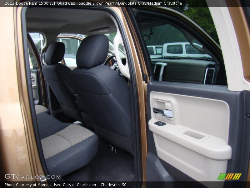 Saddle Brown Pearl / Dark Slate Gray/Medium Graystone 2012 Dodge Ram 1500 SLT Quad Cab