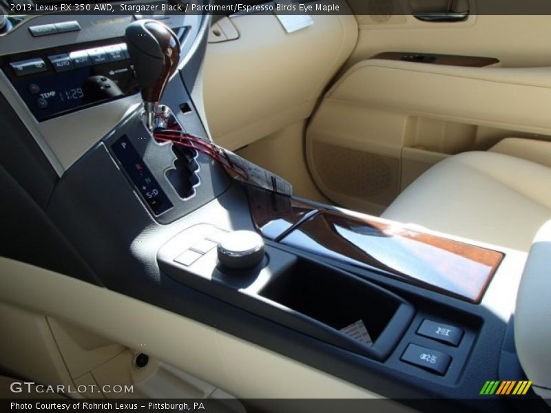 Stargazer Black / Parchment/Espresso Birds Eye Maple 2013 Lexus RX 350 AWD