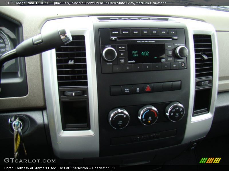 Saddle Brown Pearl / Dark Slate Gray/Medium Graystone 2012 Dodge Ram 1500 SLT Quad Cab