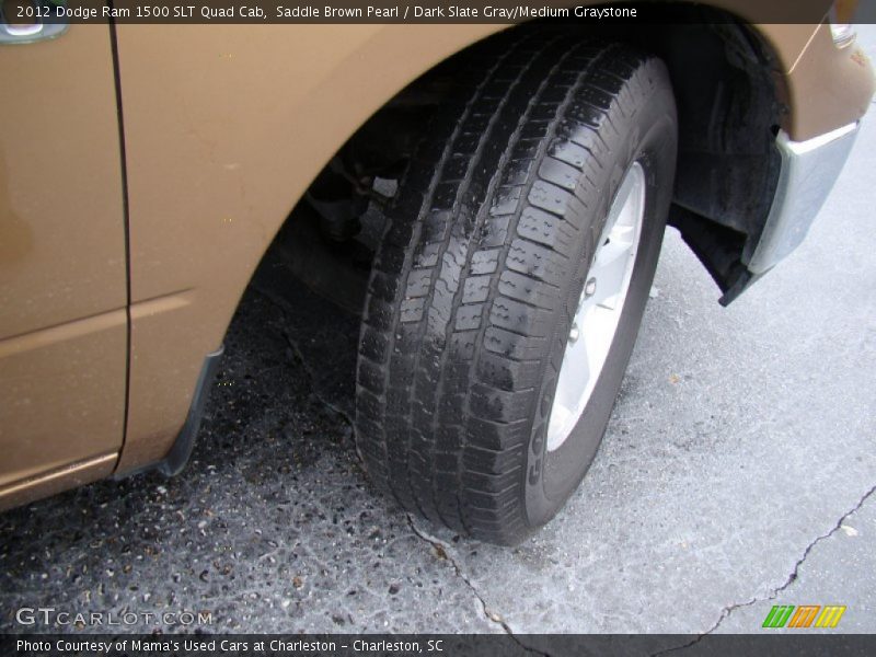 Saddle Brown Pearl / Dark Slate Gray/Medium Graystone 2012 Dodge Ram 1500 SLT Quad Cab