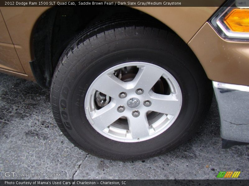 Saddle Brown Pearl / Dark Slate Gray/Medium Graystone 2012 Dodge Ram 1500 SLT Quad Cab
