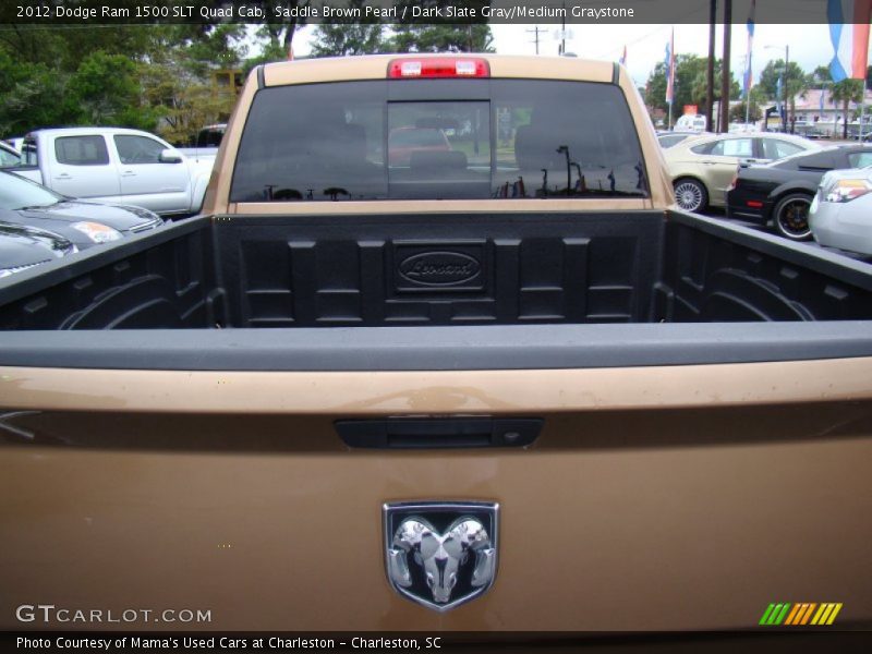 Saddle Brown Pearl / Dark Slate Gray/Medium Graystone 2012 Dodge Ram 1500 SLT Quad Cab