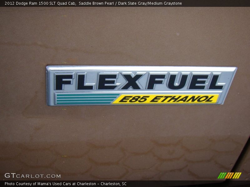 Saddle Brown Pearl / Dark Slate Gray/Medium Graystone 2012 Dodge Ram 1500 SLT Quad Cab