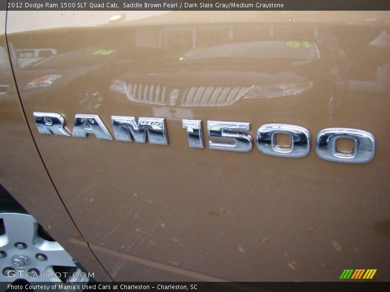 Saddle Brown Pearl / Dark Slate Gray/Medium Graystone 2012 Dodge Ram 1500 SLT Quad Cab