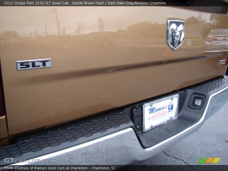 Saddle Brown Pearl / Dark Slate Gray/Medium Graystone 2012 Dodge Ram 1500 SLT Quad Cab