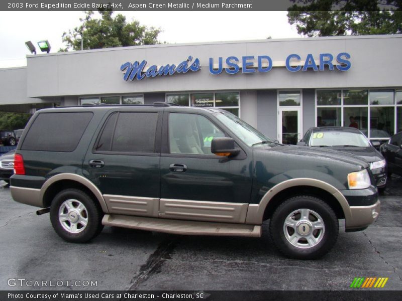 Aspen Green Metallic / Medium Parchment 2003 Ford Expedition Eddie Bauer 4x4