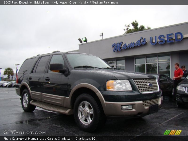 Aspen Green Metallic / Medium Parchment 2003 Ford Expedition Eddie Bauer 4x4