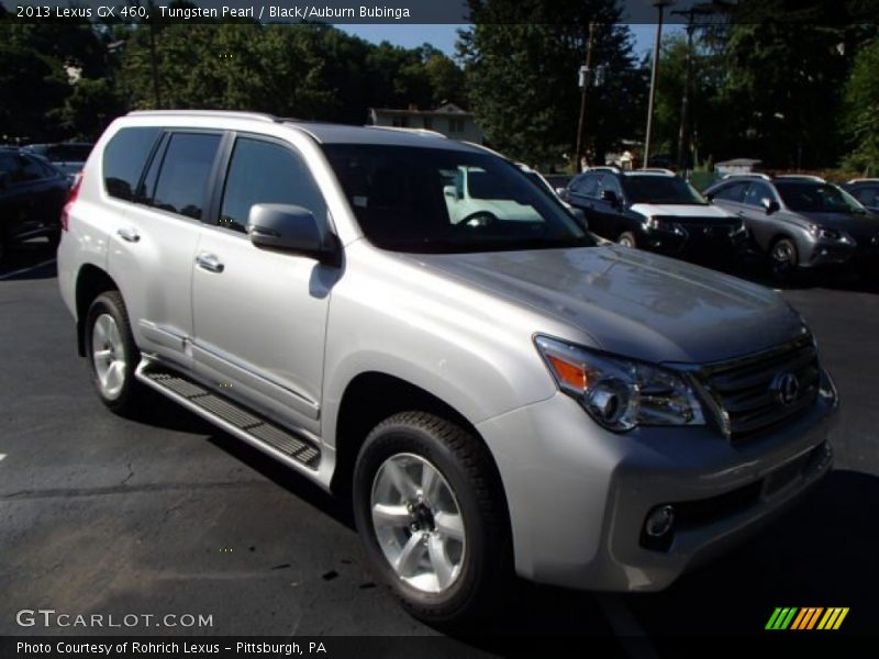Tungsten Pearl / Black/Auburn Bubinga 2013 Lexus GX 460