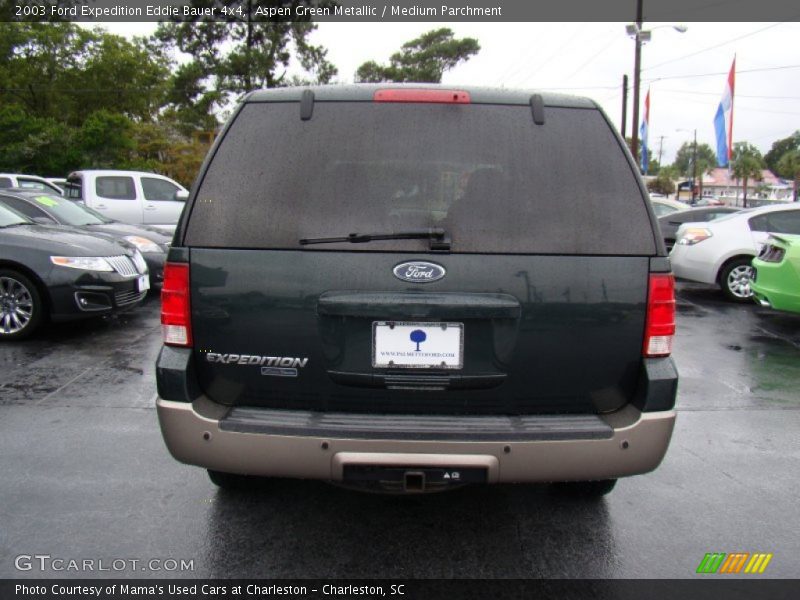 Aspen Green Metallic / Medium Parchment 2003 Ford Expedition Eddie Bauer 4x4