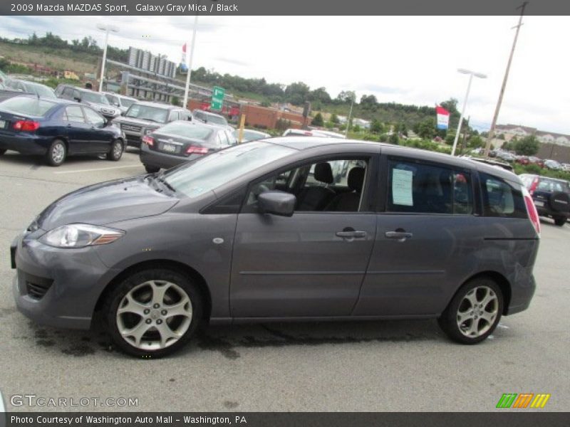 Galaxy Gray Mica / Black 2009 Mazda MAZDA5 Sport