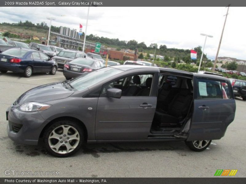 Galaxy Gray Mica / Black 2009 Mazda MAZDA5 Sport