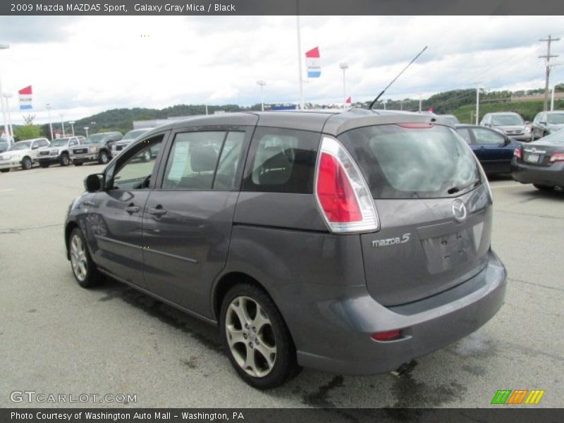Galaxy Gray Mica / Black 2009 Mazda MAZDA5 Sport