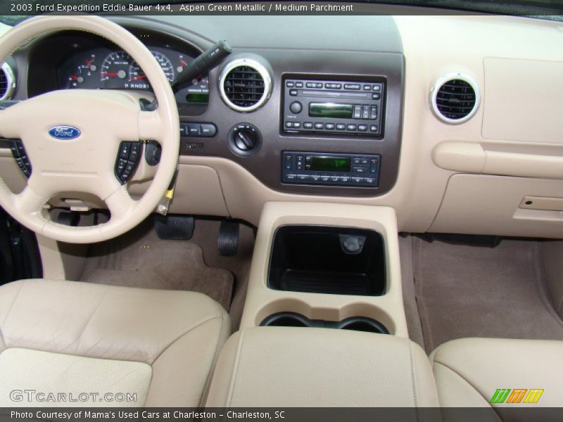 Aspen Green Metallic / Medium Parchment 2003 Ford Expedition Eddie Bauer 4x4