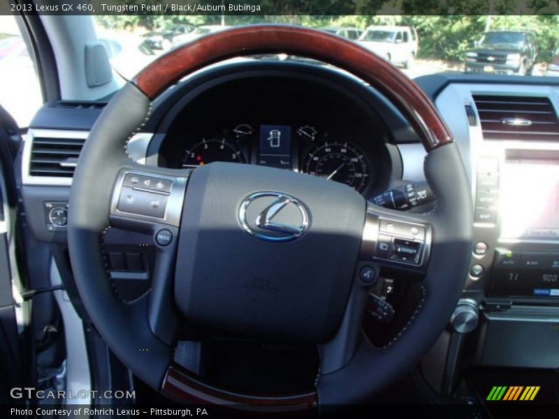Tungsten Pearl / Black/Auburn Bubinga 2013 Lexus GX 460