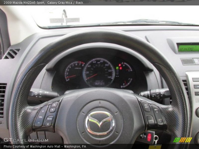 Galaxy Gray Mica / Black 2009 Mazda MAZDA5 Sport