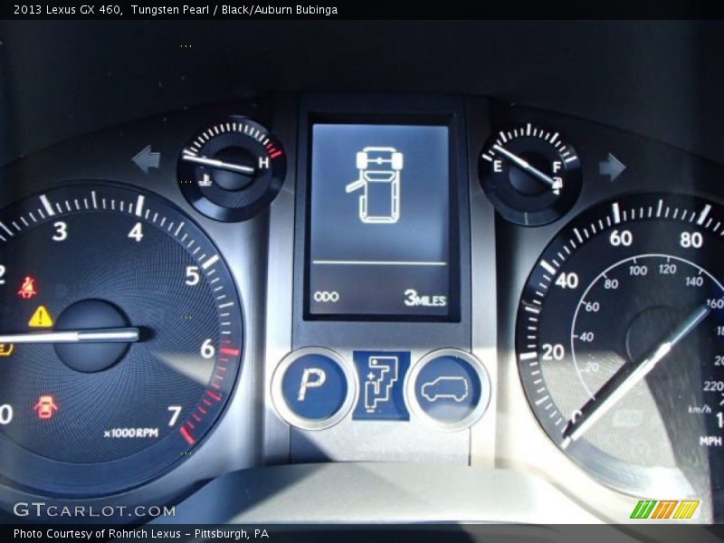 Tungsten Pearl / Black/Auburn Bubinga 2013 Lexus GX 460
