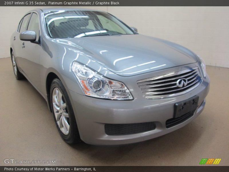 Platinum Graphite Metallic / Graphite Black 2007 Infiniti G 35 Sedan
