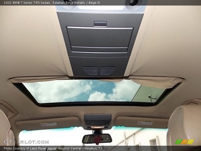 Kalahari Beige Metallic / Beige III 2002 BMW 7 Series 745i Sedan
