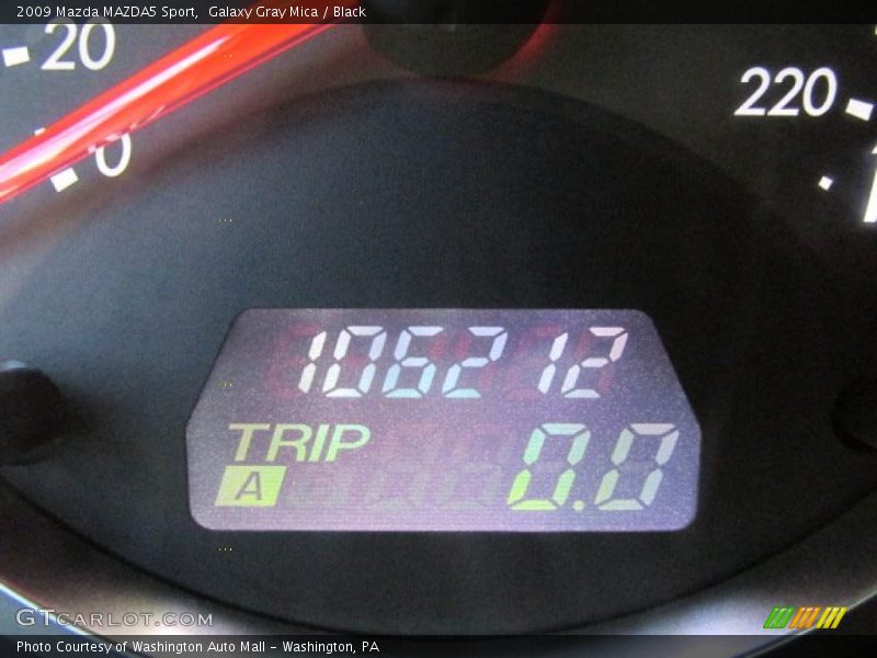 Galaxy Gray Mica / Black 2009 Mazda MAZDA5 Sport