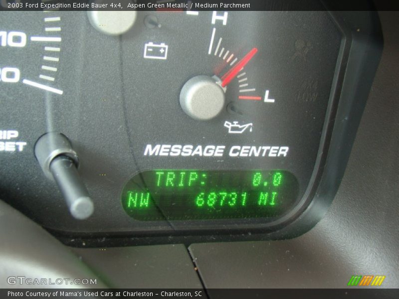 Aspen Green Metallic / Medium Parchment 2003 Ford Expedition Eddie Bauer 4x4