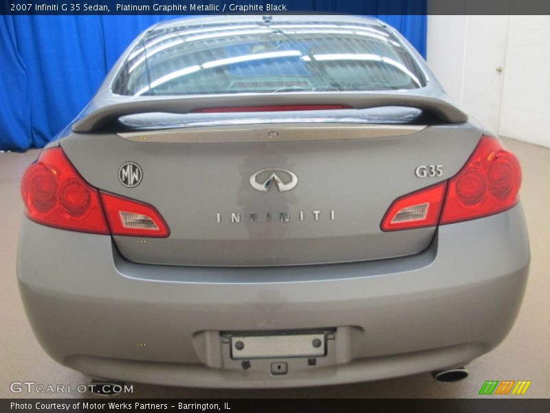 Platinum Graphite Metallic / Graphite Black 2007 Infiniti G 35 Sedan