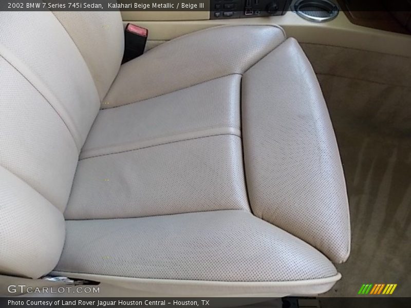 Kalahari Beige Metallic / Beige III 2002 BMW 7 Series 745i Sedan