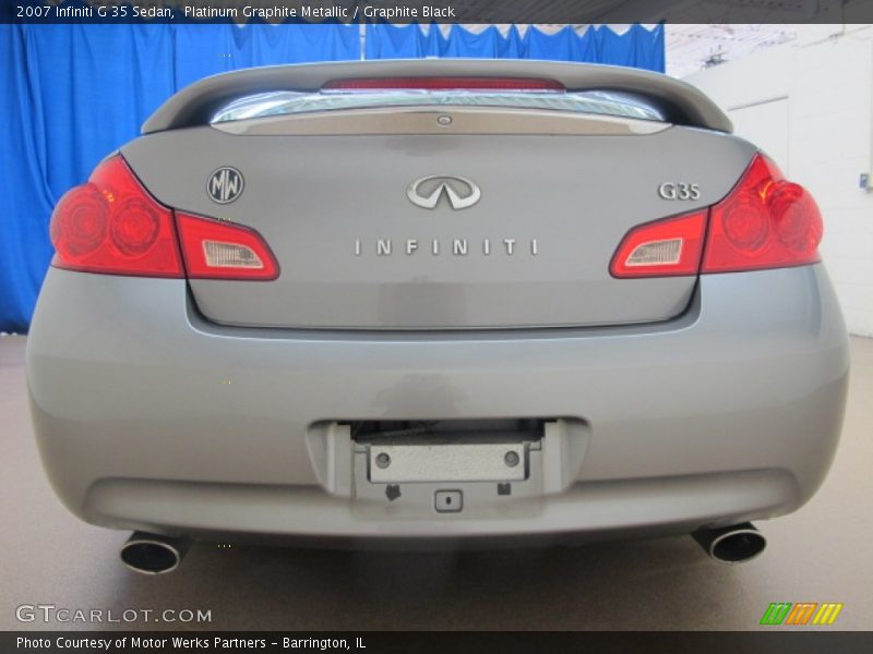 Platinum Graphite Metallic / Graphite Black 2007 Infiniti G 35 Sedan