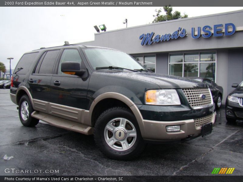 Aspen Green Metallic / Medium Parchment 2003 Ford Expedition Eddie Bauer 4x4