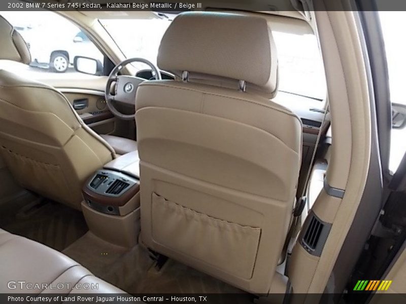 Kalahari Beige Metallic / Beige III 2002 BMW 7 Series 745i Sedan