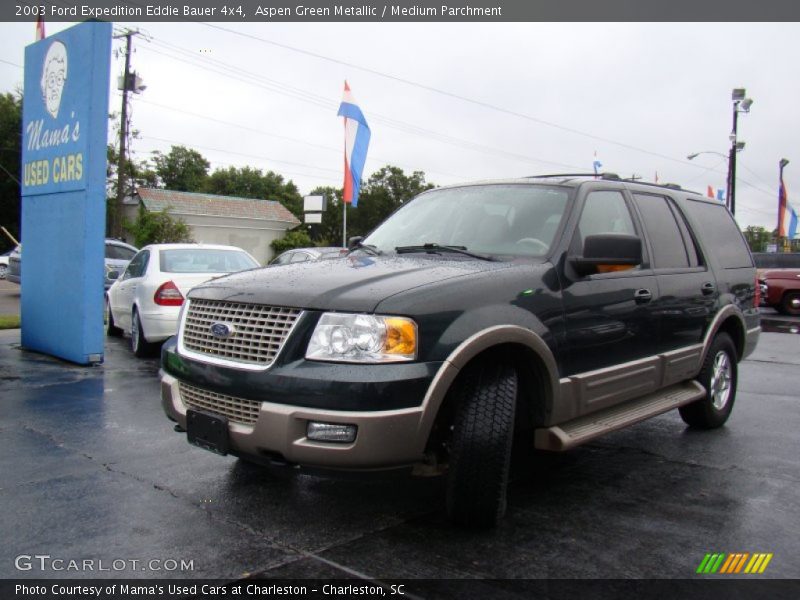 Aspen Green Metallic / Medium Parchment 2003 Ford Expedition Eddie Bauer 4x4