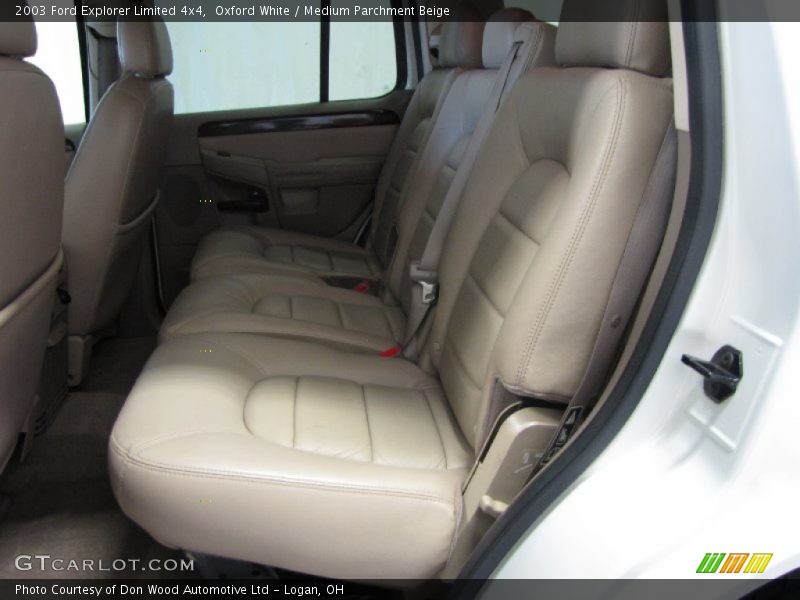 Oxford White / Medium Parchment Beige 2003 Ford Explorer Limited 4x4