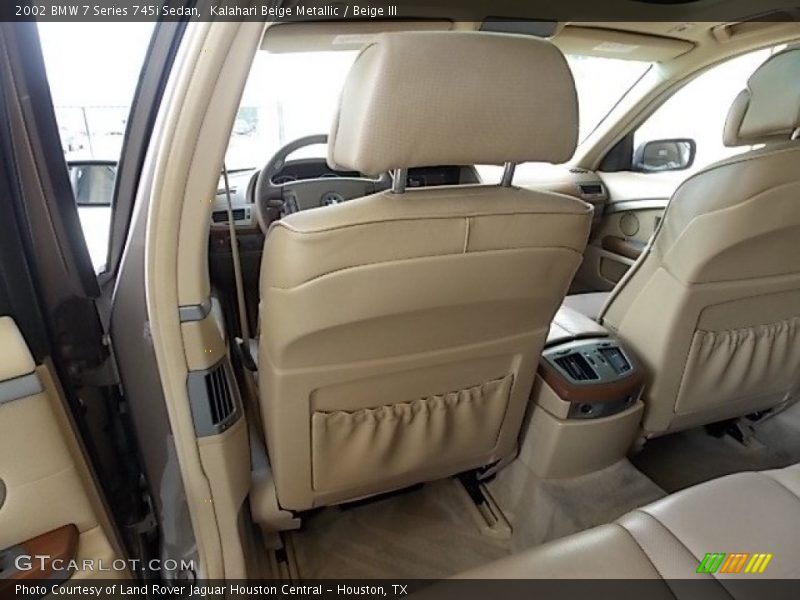 Kalahari Beige Metallic / Beige III 2002 BMW 7 Series 745i Sedan