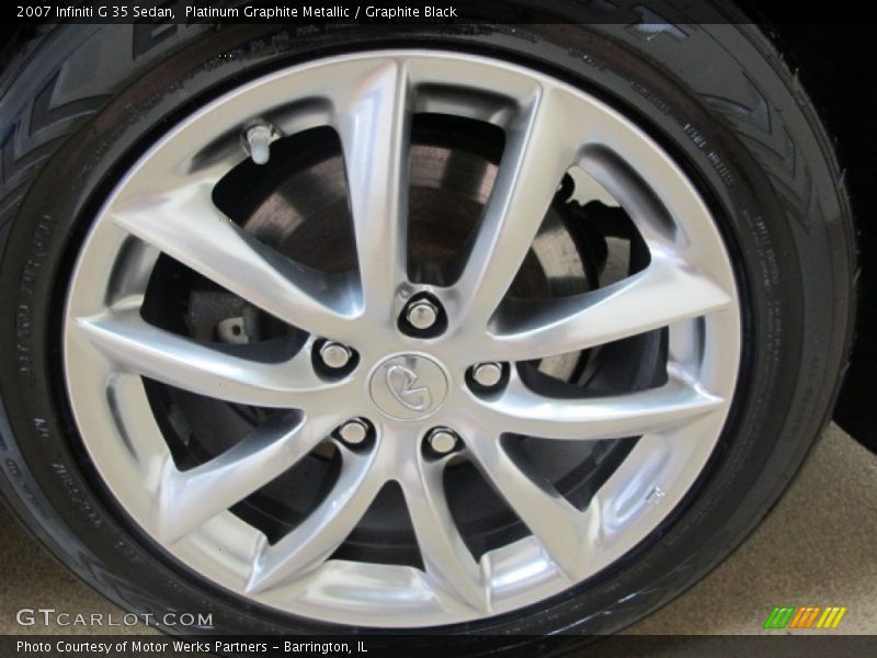 Platinum Graphite Metallic / Graphite Black 2007 Infiniti G 35 Sedan