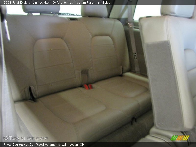 Oxford White / Medium Parchment Beige 2003 Ford Explorer Limited 4x4