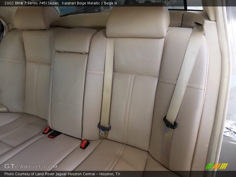 Kalahari Beige Metallic / Beige III 2002 BMW 7 Series 745i Sedan