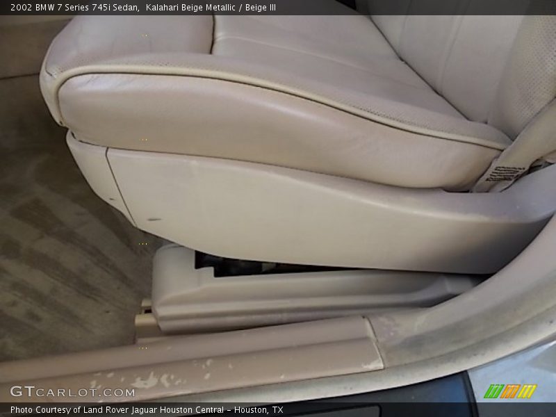 Kalahari Beige Metallic / Beige III 2002 BMW 7 Series 745i Sedan
