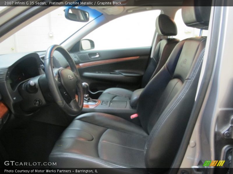 Platinum Graphite Metallic / Graphite Black 2007 Infiniti G 35 Sedan