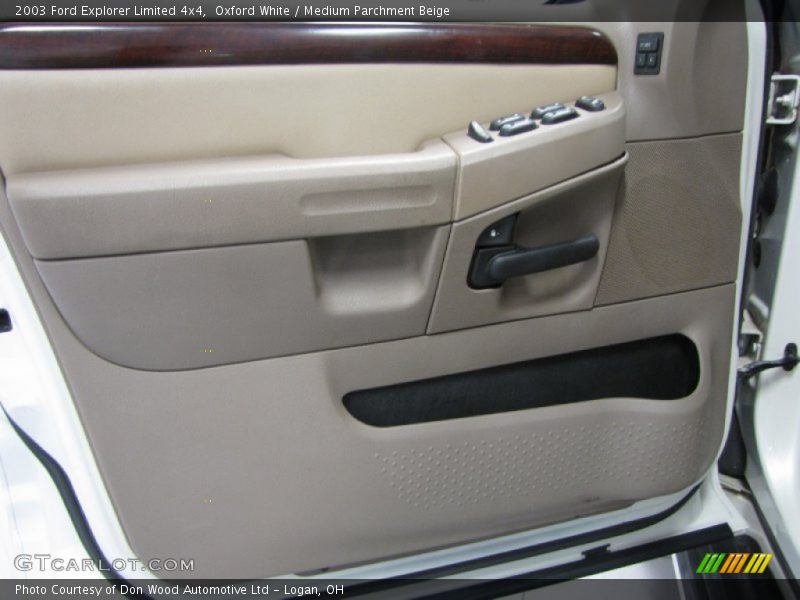 Oxford White / Medium Parchment Beige 2003 Ford Explorer Limited 4x4