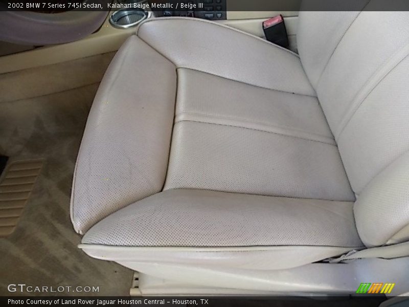 Kalahari Beige Metallic / Beige III 2002 BMW 7 Series 745i Sedan