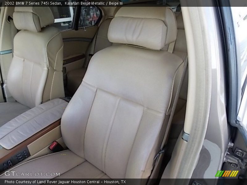 Kalahari Beige Metallic / Beige III 2002 BMW 7 Series 745i Sedan