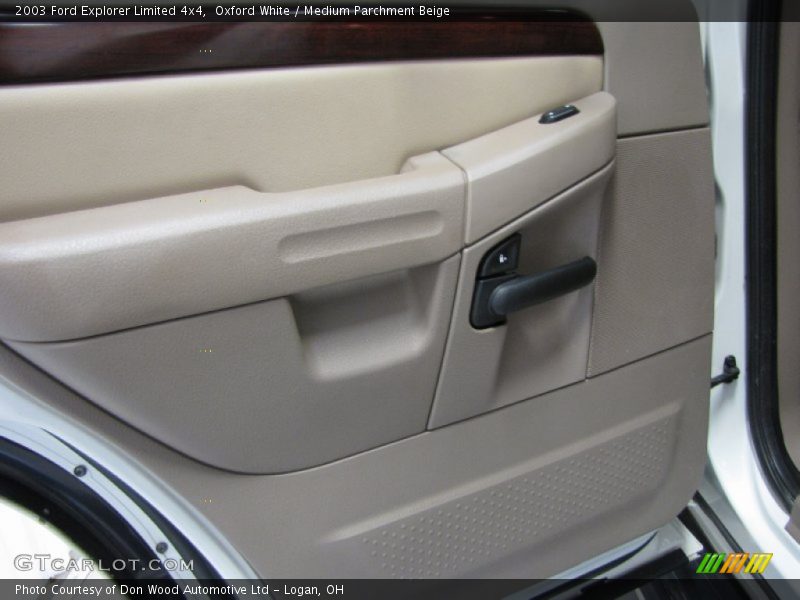 Oxford White / Medium Parchment Beige 2003 Ford Explorer Limited 4x4