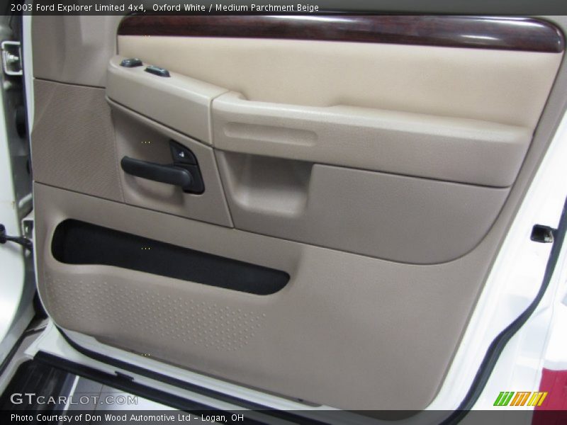 Oxford White / Medium Parchment Beige 2003 Ford Explorer Limited 4x4