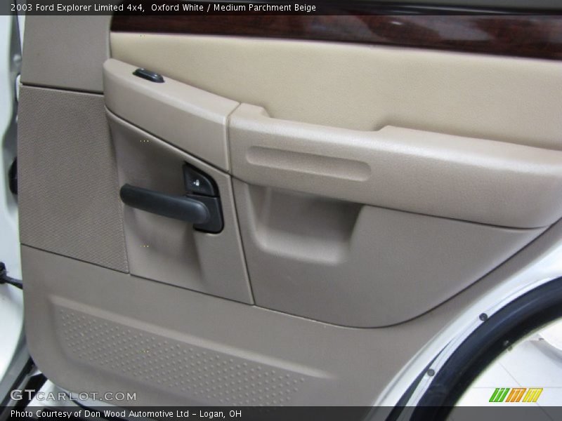 Oxford White / Medium Parchment Beige 2003 Ford Explorer Limited 4x4
