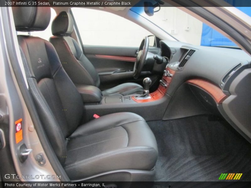 Platinum Graphite Metallic / Graphite Black 2007 Infiniti G 35 Sedan