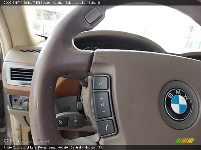 Controls of 2002 7 Series 745i Sedan