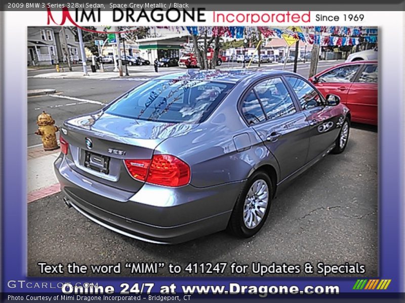 Space Grey Metallic / Black 2009 BMW 3 Series 328xi Sedan