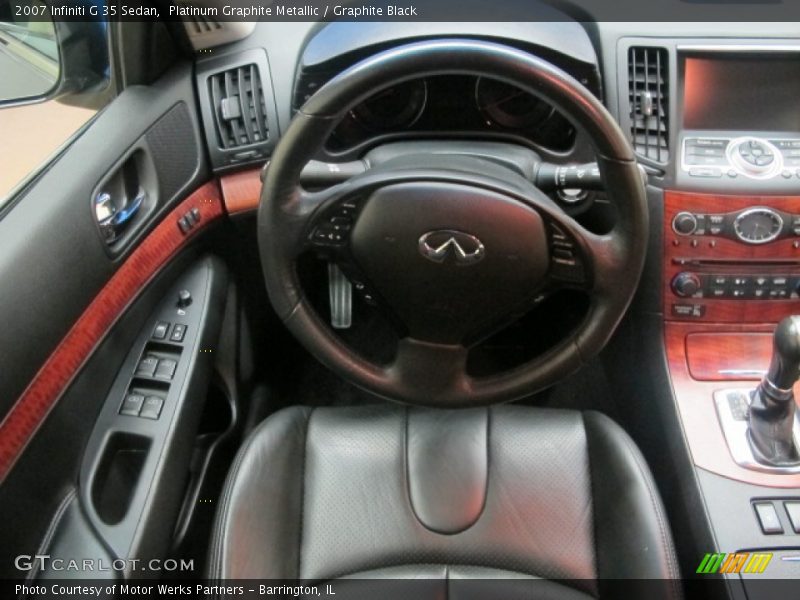 Platinum Graphite Metallic / Graphite Black 2007 Infiniti G 35 Sedan