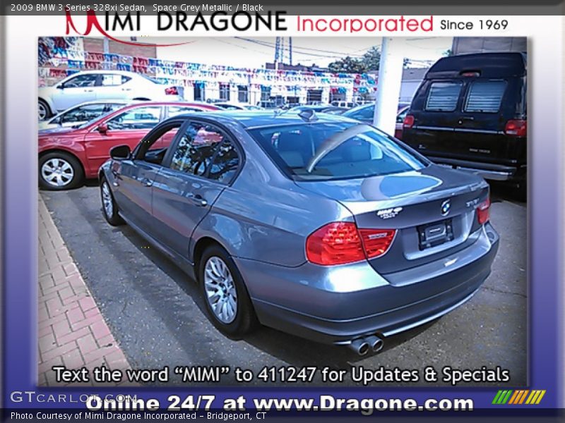 Space Grey Metallic / Black 2009 BMW 3 Series 328xi Sedan