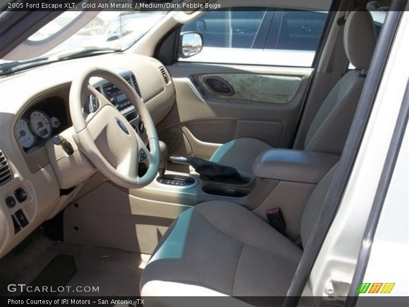 Gold Ash Metallic / Medium/Dark Pebble Beige 2005 Ford Escape XLT